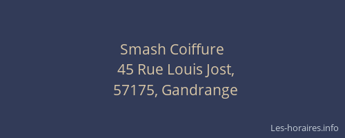 Smash Coiffure