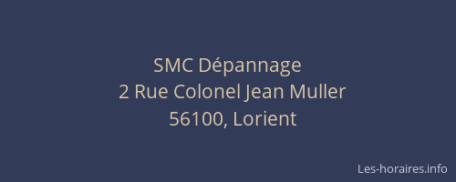 SMC Dépannage