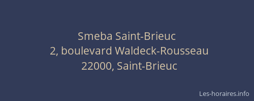 Smeba Saint-Brieuc
