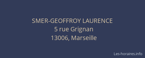 SMER-GEOFFROY LAURENCE