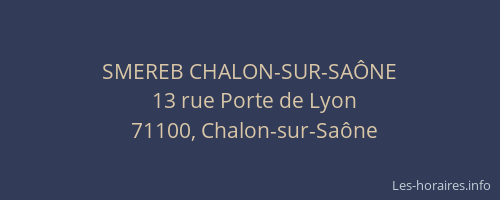 SMEREB CHALON-SUR-SAÔNE