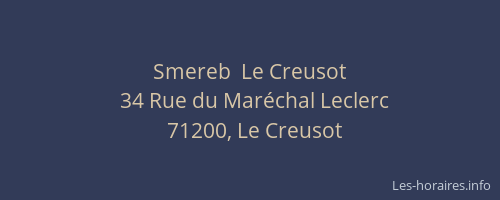 Smereb  Le Creusot