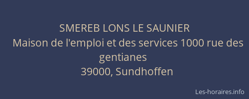 SMEREB LONS LE SAUNIER