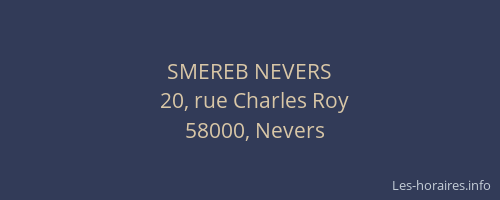 SMEREB NEVERS