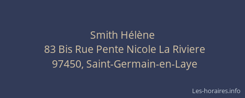 Smith H&eacute;l&egrave;ne