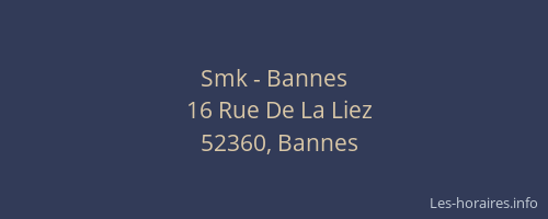 Smk - Bannes