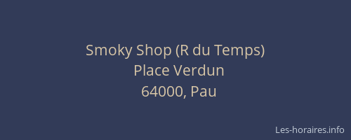 Smoky Shop (R du Temps)