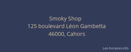 Smoky Shop