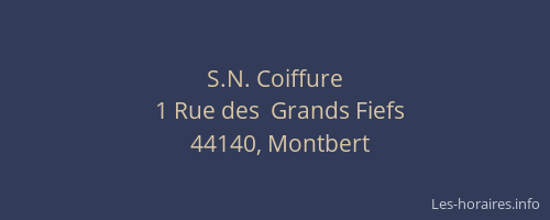 S.N. Coiffure