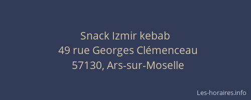 Snack Izmir kebab