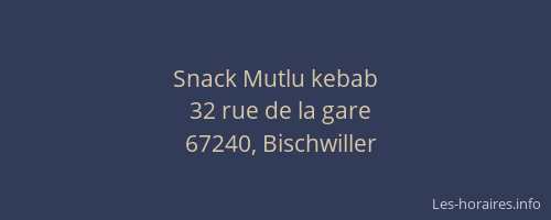 Snack Mutlu kebab