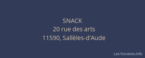 SNACK