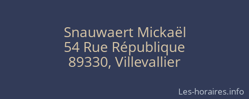 Snauwaert Micka&euml;l
