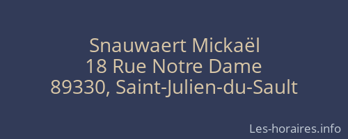 Snauwaert Micka&euml;l