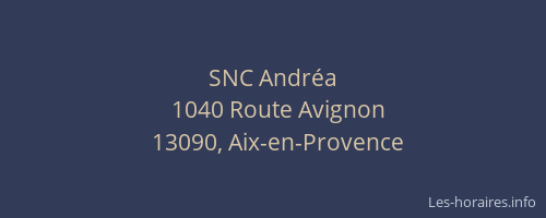 SNC Andréa