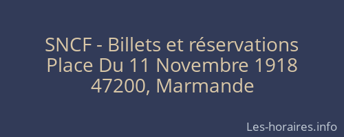 SNCF - Billets et réservations