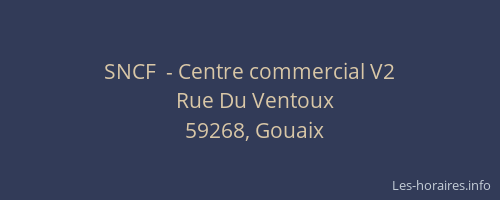 SNCF  - Centre commercial V2