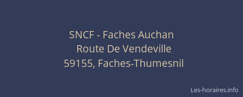 SNCF - Faches Auchan