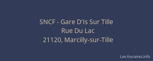 SNCF - Gare D'Is Sur Tille