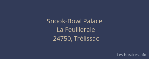 Snook-Bowl Palace