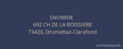 SNOWIDE