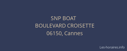 SNP BOAT
