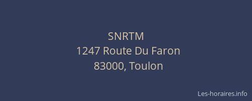 SNRTM