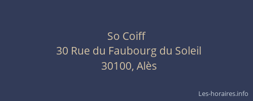 So Coiff