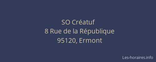 SO Créatuf
