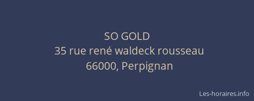 SO GOLD