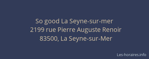 So good La Seyne-sur-mer