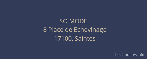 SO MODE