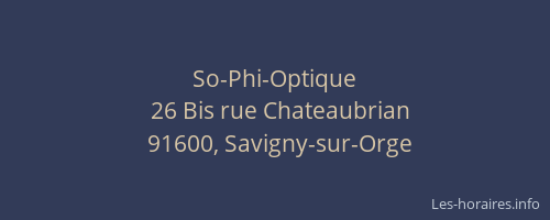 So-Phi-Optique
