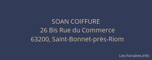 SOAN COIFFURE