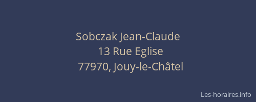 Sobczak Jean-Claude
