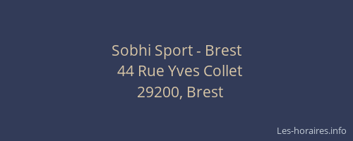 Sobhi Sport - Brest