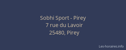 Sobhi Sport - Pirey