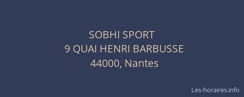 SOBHI SPORT