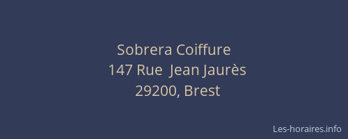 Sobrera Coiffure
