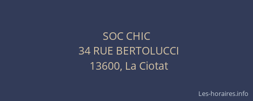 SOC CHIC