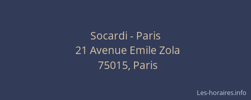 Socardi - Paris
