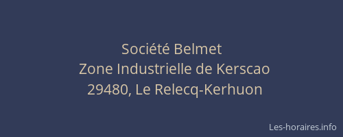 Société Belmet