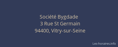 Soci&eacute;t&eacute; Bygdade