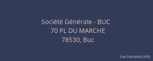 Société Générale - BUC 