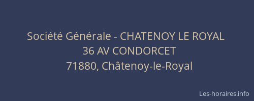 Société Générale - CHATENOY LE ROYAL 