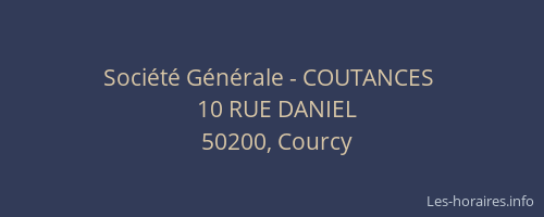 Société Générale - COUTANCES 