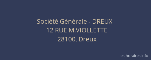 Société Générale - DREUX 