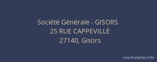 Société Générale - GISORS 