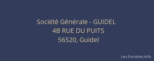 Société Générale - GUIDEL 
