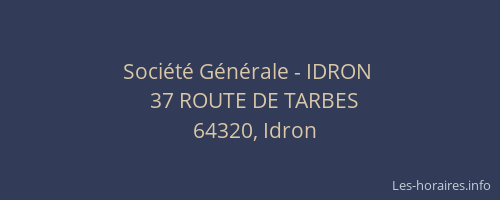 Société Générale - IDRON 